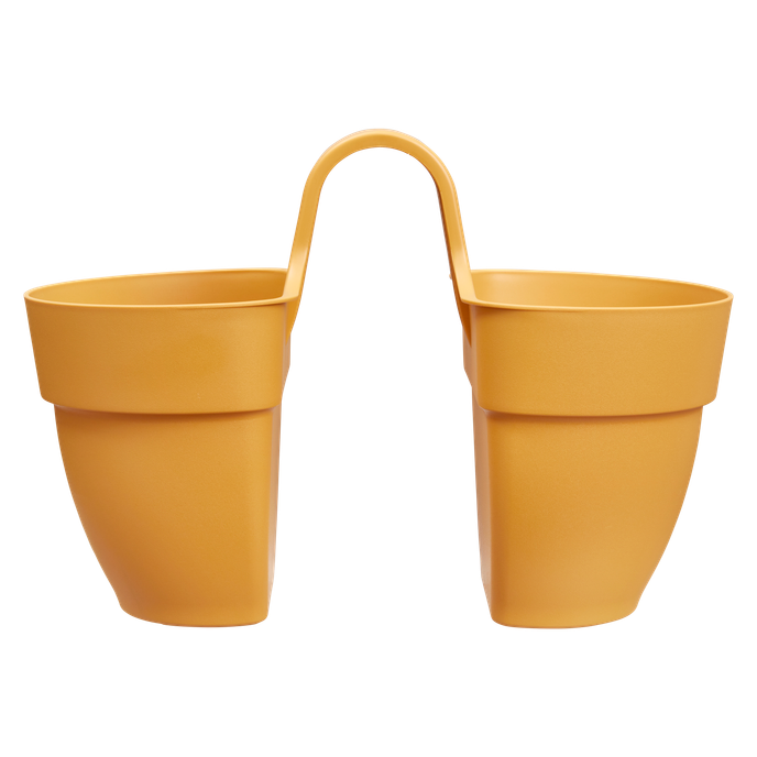 vibia campana flower twin 21cm jaune miel